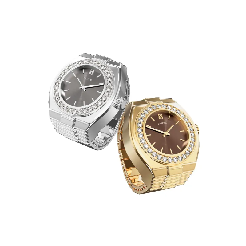 Luxe Diamond Couple Watch Rings sold by Pascal Design Official
