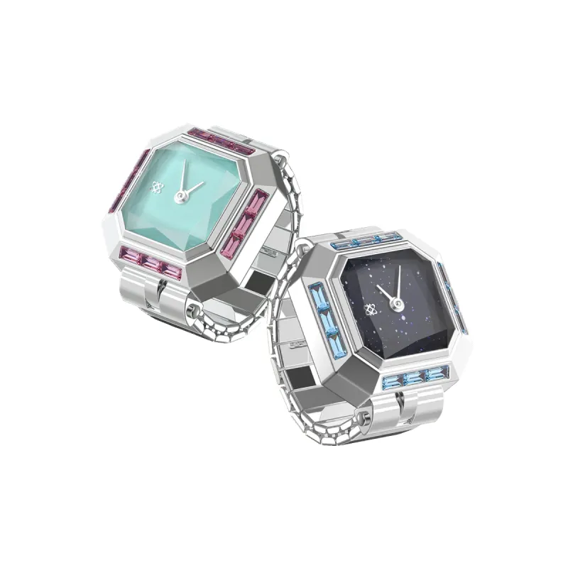 Sofia Diamond Couple Watch Rings sold by Pascal Design Official