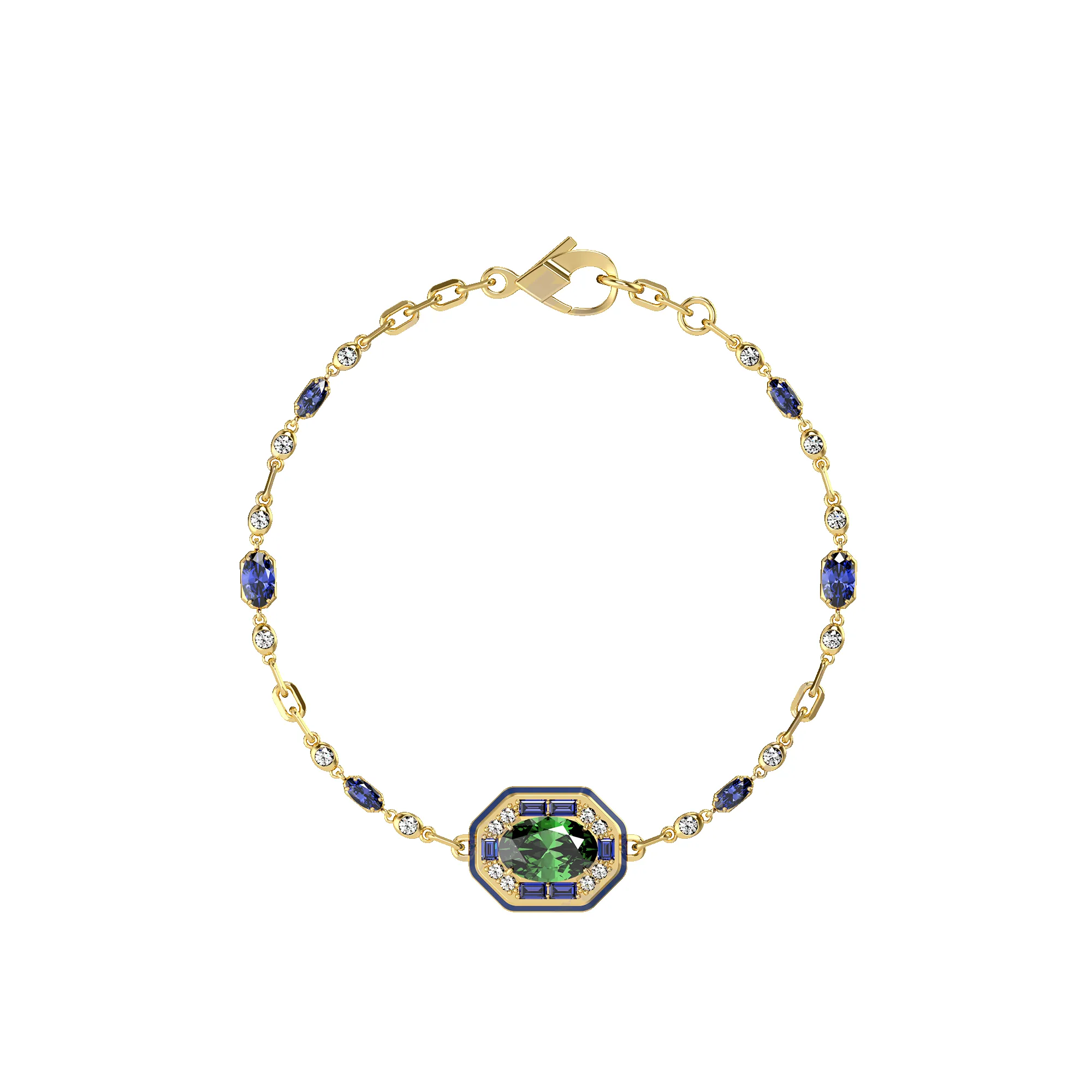 Regalia Gemstone Diamond Bracelet sold by Pascal Design Official product image thumbnail 5