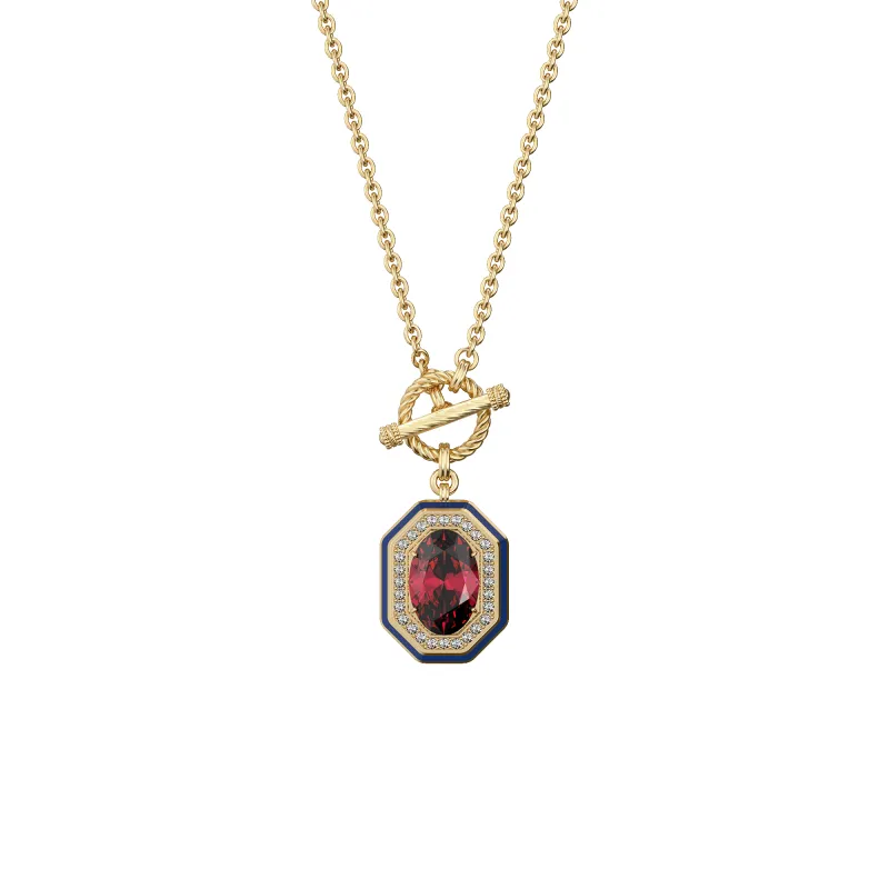 Renaissance Gemstone Diamond Necklace sold by Pascal Design Official
