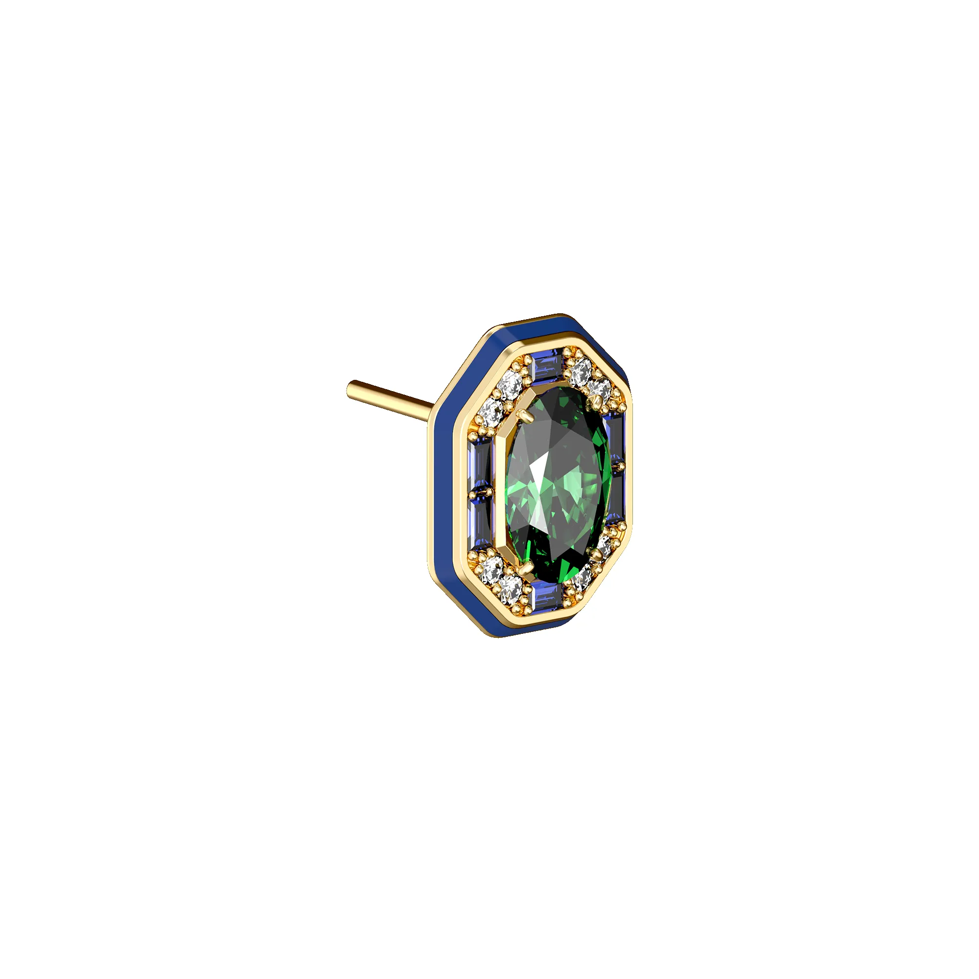 Regalia Gemstone Diamond Stud Earrings sold by Pascal Design Official product image thumbnail 3
