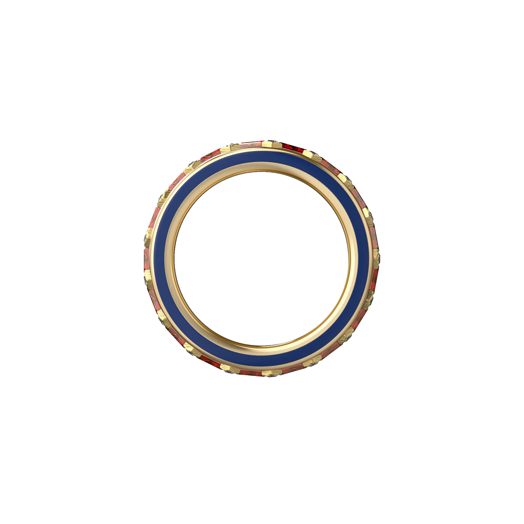 Lavish Gemstone Diamond Eternity Ring sold by Pascal Design Official product image thumbnail 4