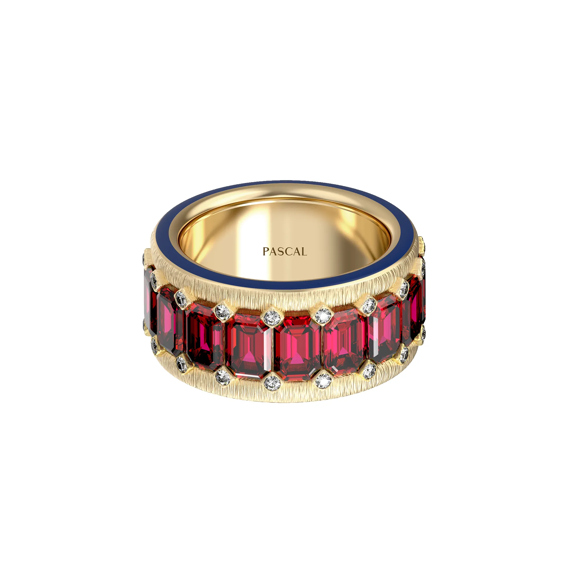 Lavish Gemstone Diamond Eternity Ring sold by Pascal Design Official product image thumbnail 3