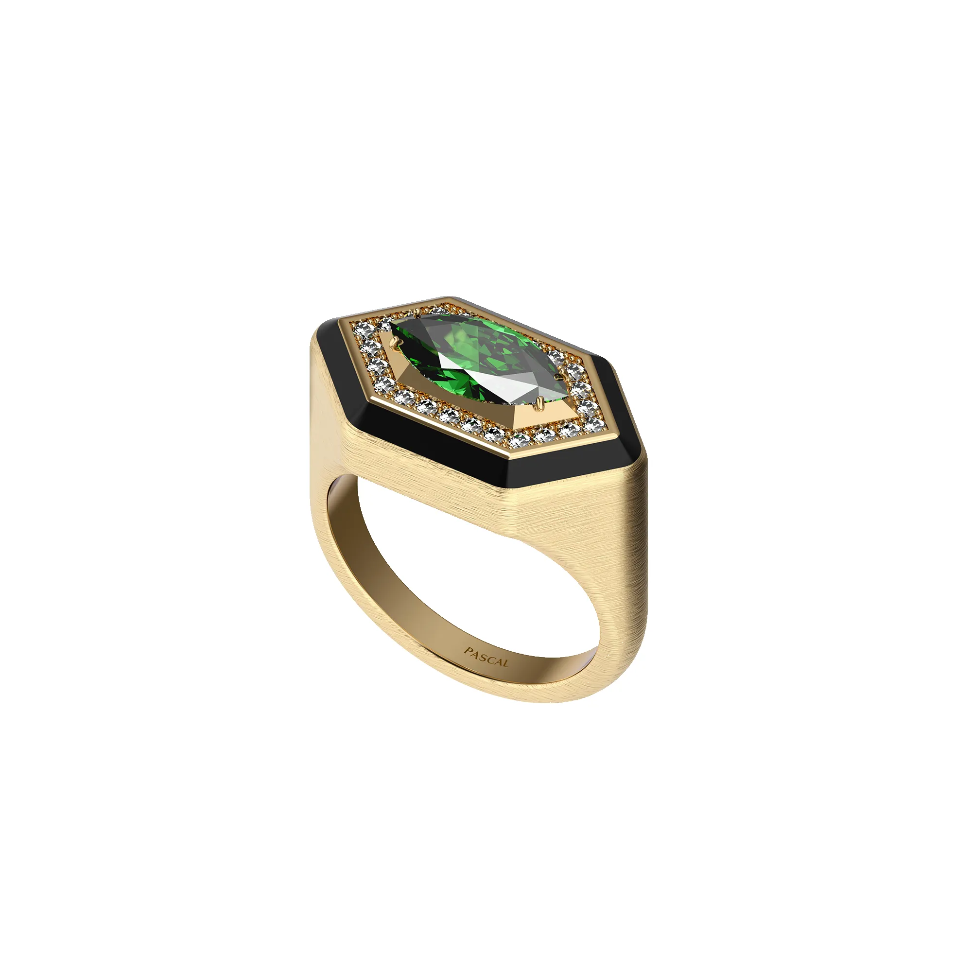 Marquise Gemstone Diamond Cocktail Ring sold by Pascal Design Official product image thumbnail 2