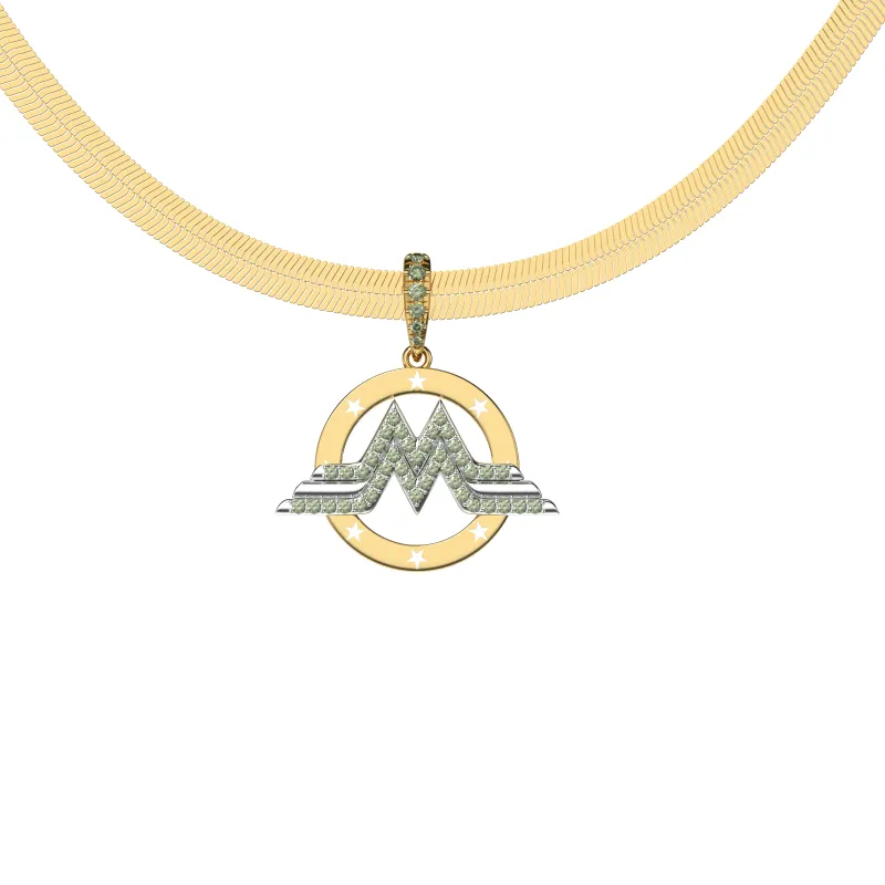 Customized Diamond Necklace 14&18K for Anthony sold by Pascal Design Official