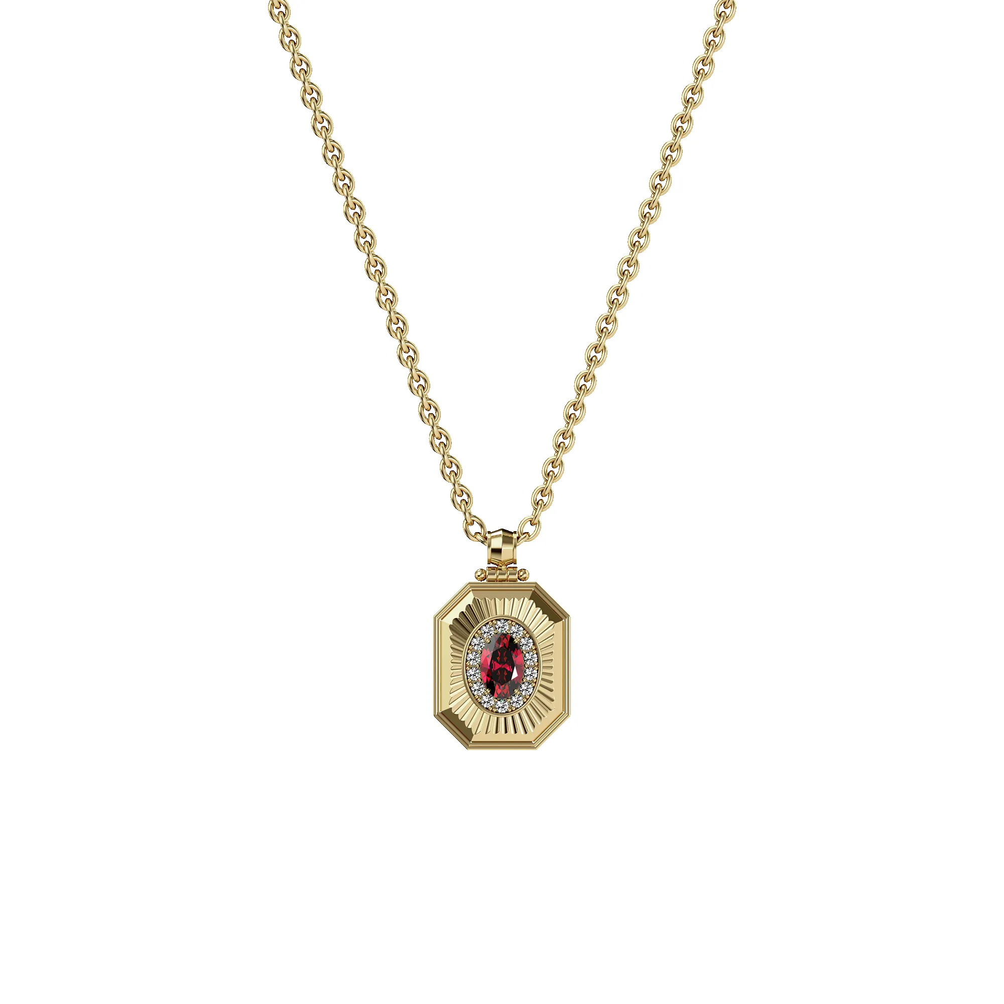 Artdeco Radiant Diamond Pendant sold by Pascal Design Official