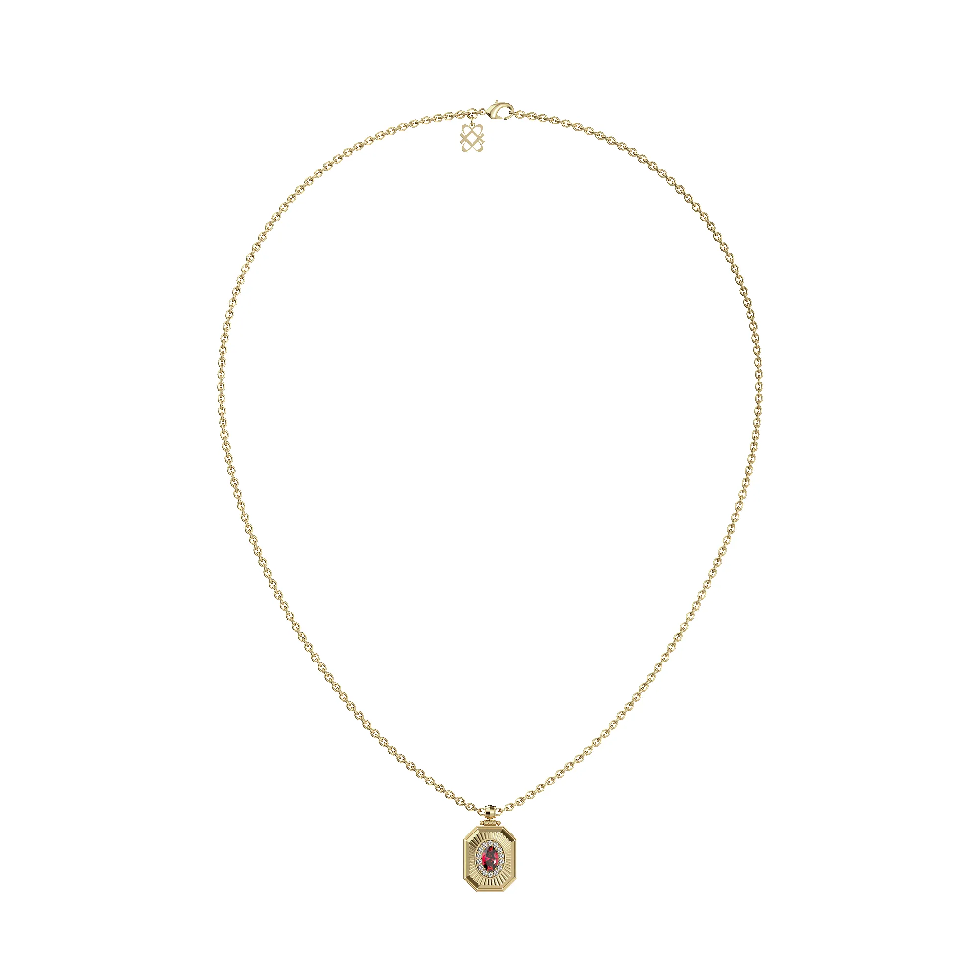 Artdeco Radiant Diamond Pendant sold by Pascal Design Official product image thumbnail 3