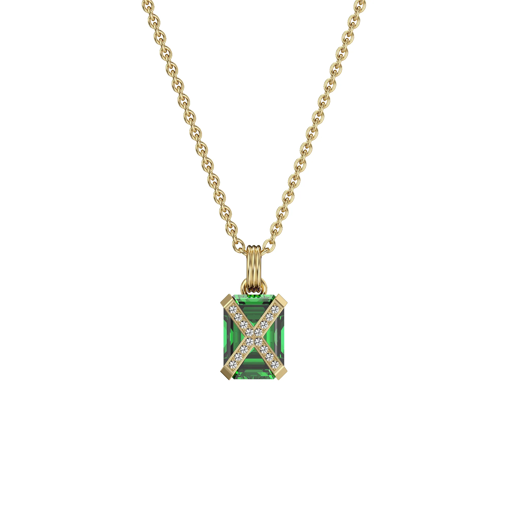 Artdeco Cocktail Diamond Pendant sold by Pascal Design Official