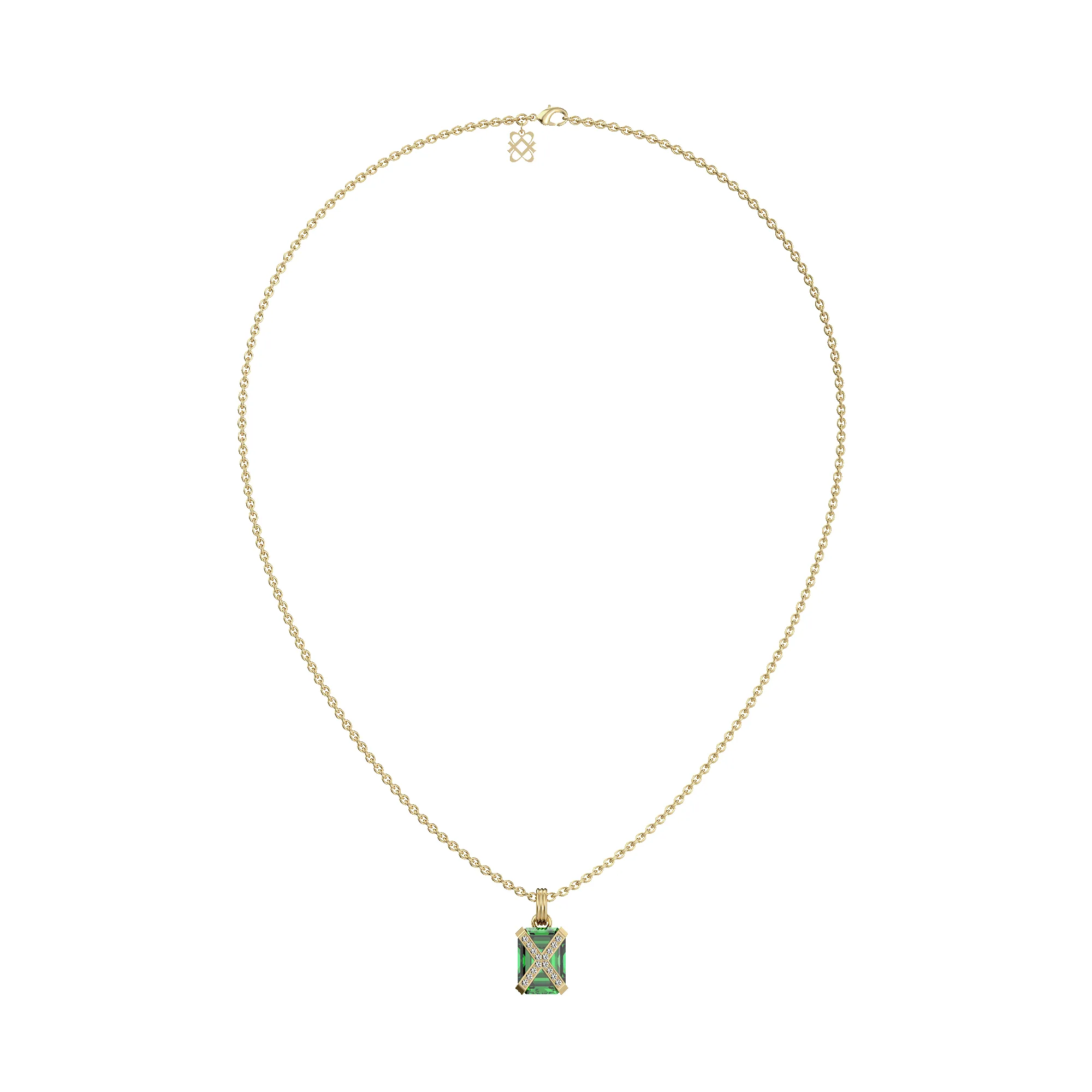 Artdeco Cocktail Diamond Pendant sold by Pascal Design Official product image thumbnail 3