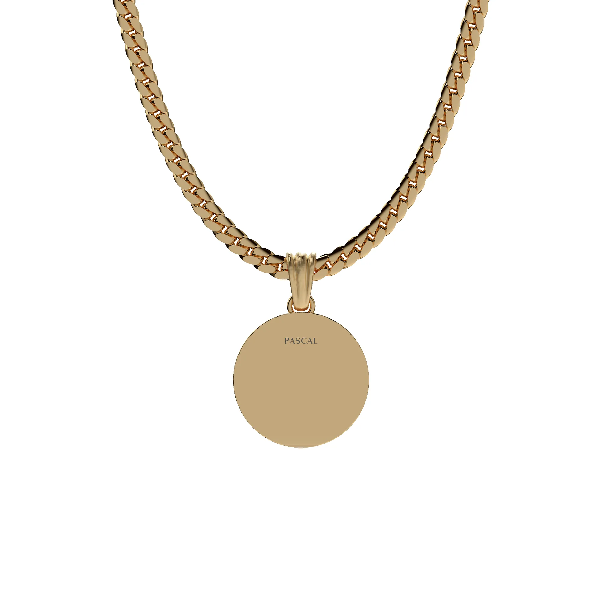 Gorgon Coin Pendant, White Diamond sold by Pascal Design Official product image thumbnail 3