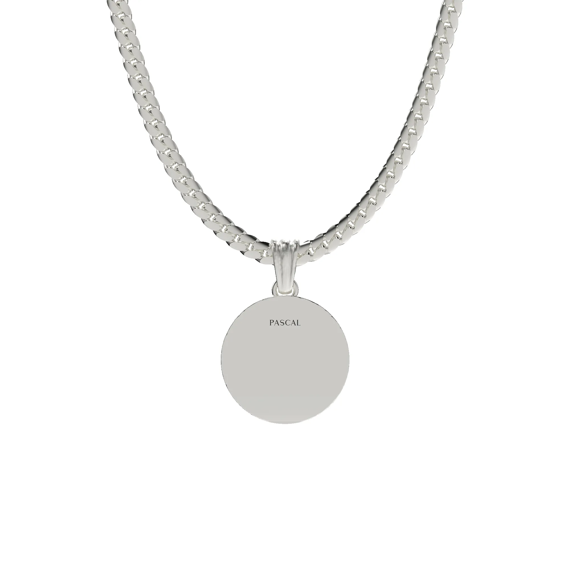 Athena Coin Pendant, White Diamond sold by Pascal Design Official product image thumbnail 3
