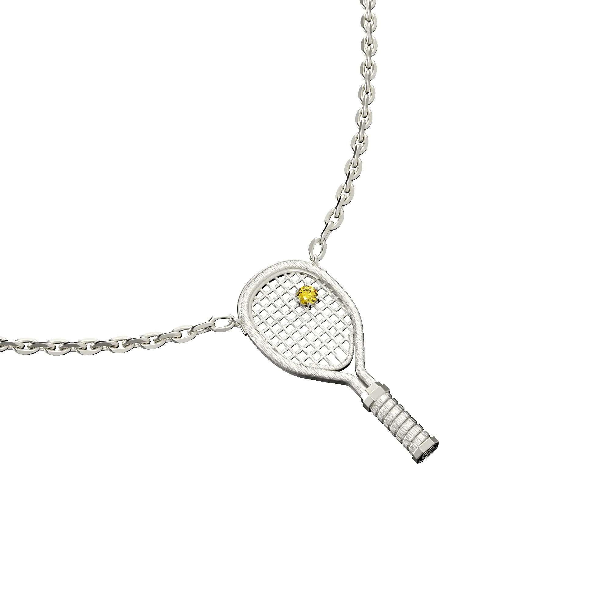 'The Tennis' Necklace, Yellow Diamond sold by Pascal Design Official product image thumbnail 2