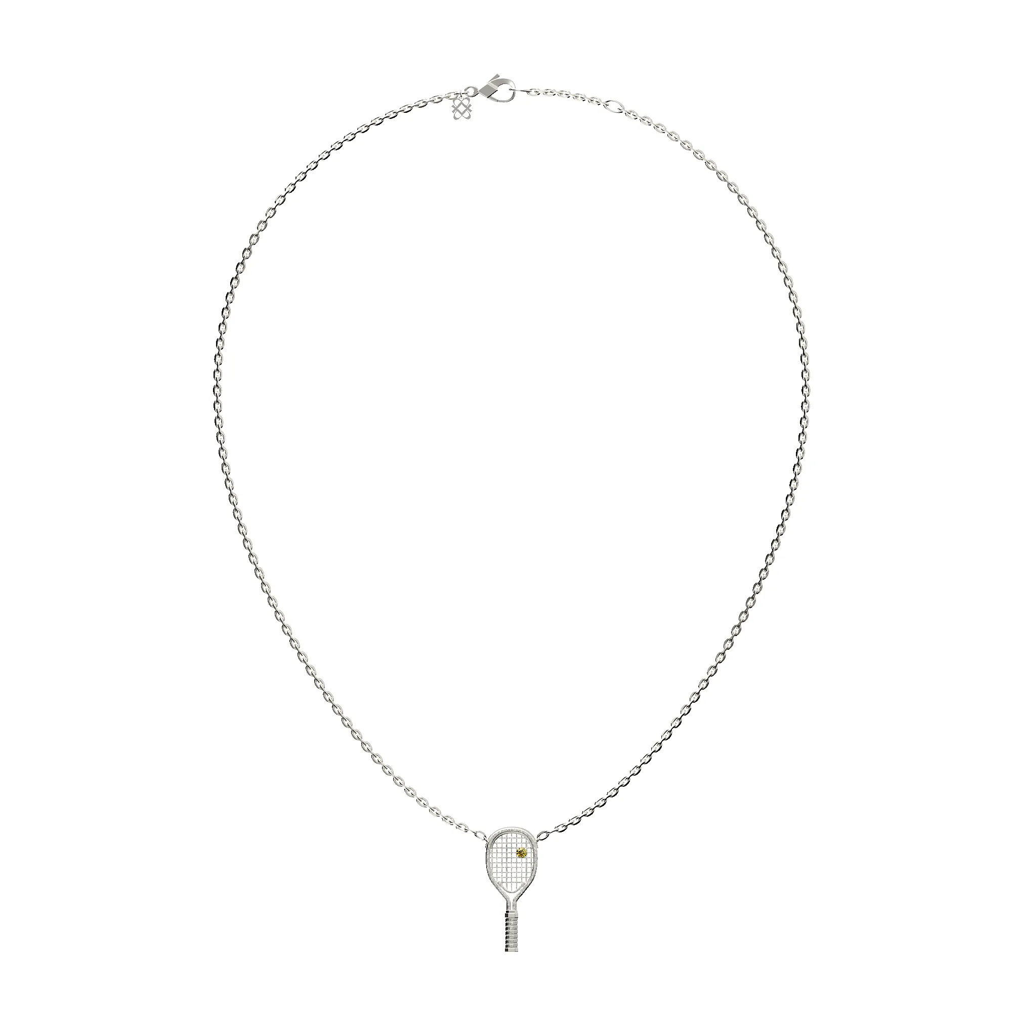 'The Tennis' Necklace, Yellow Diamond sold by Pascal Design Official product image thumbnail 4