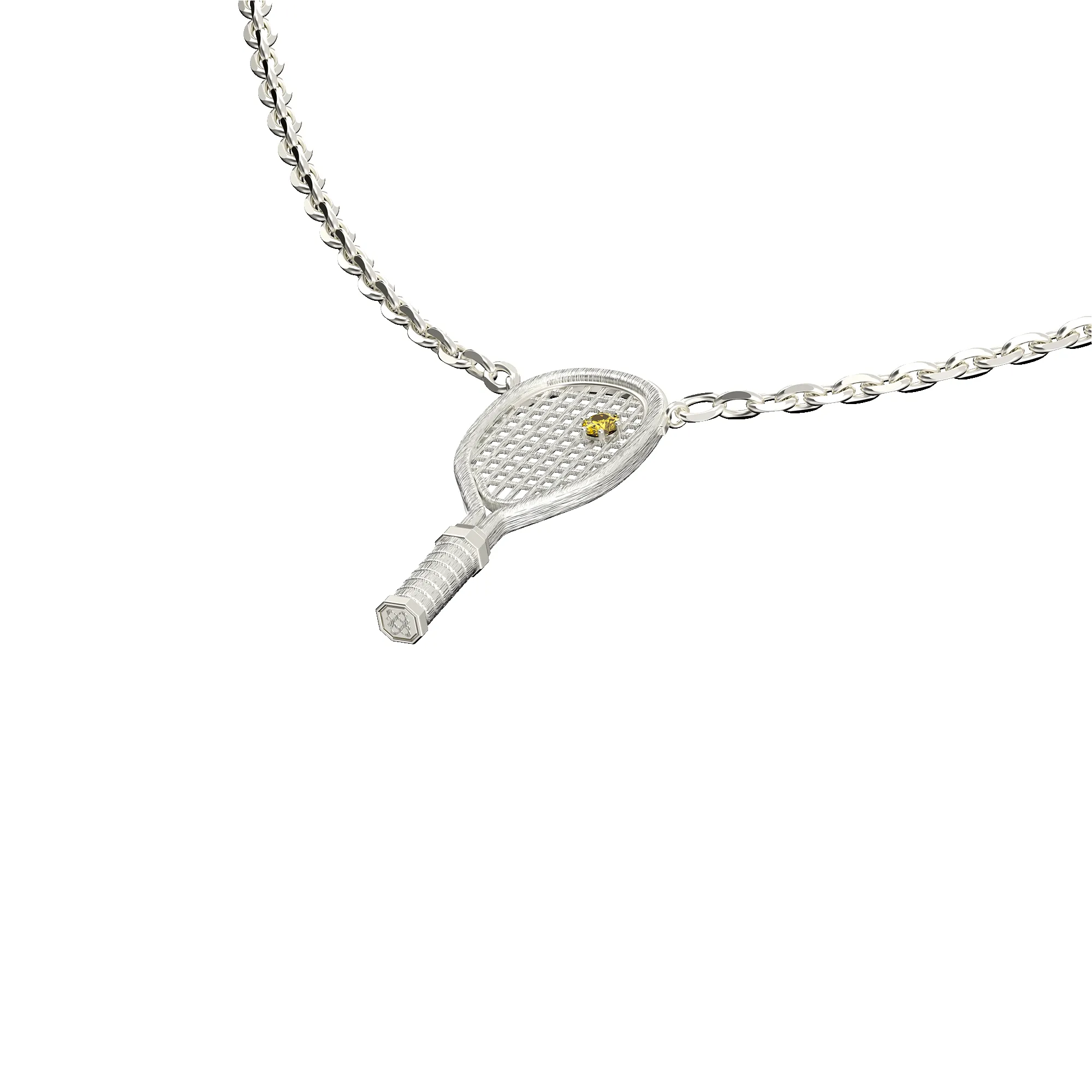 'The Tennis' Necklace, Yellow Diamond sold by Pascal Design Official product image thumbnail 3