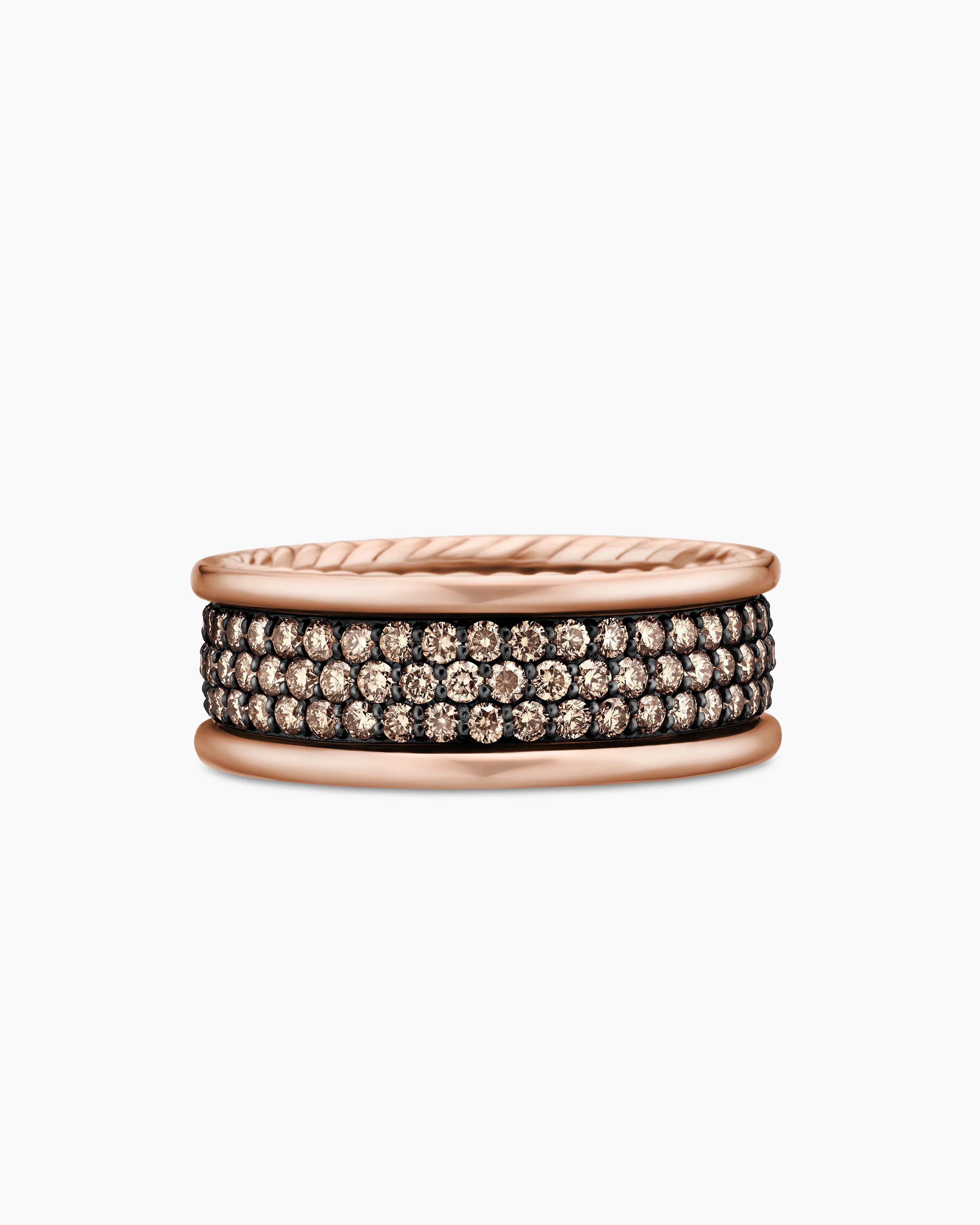 Pavé Three Row Band Ring sold by Pascal Design Official