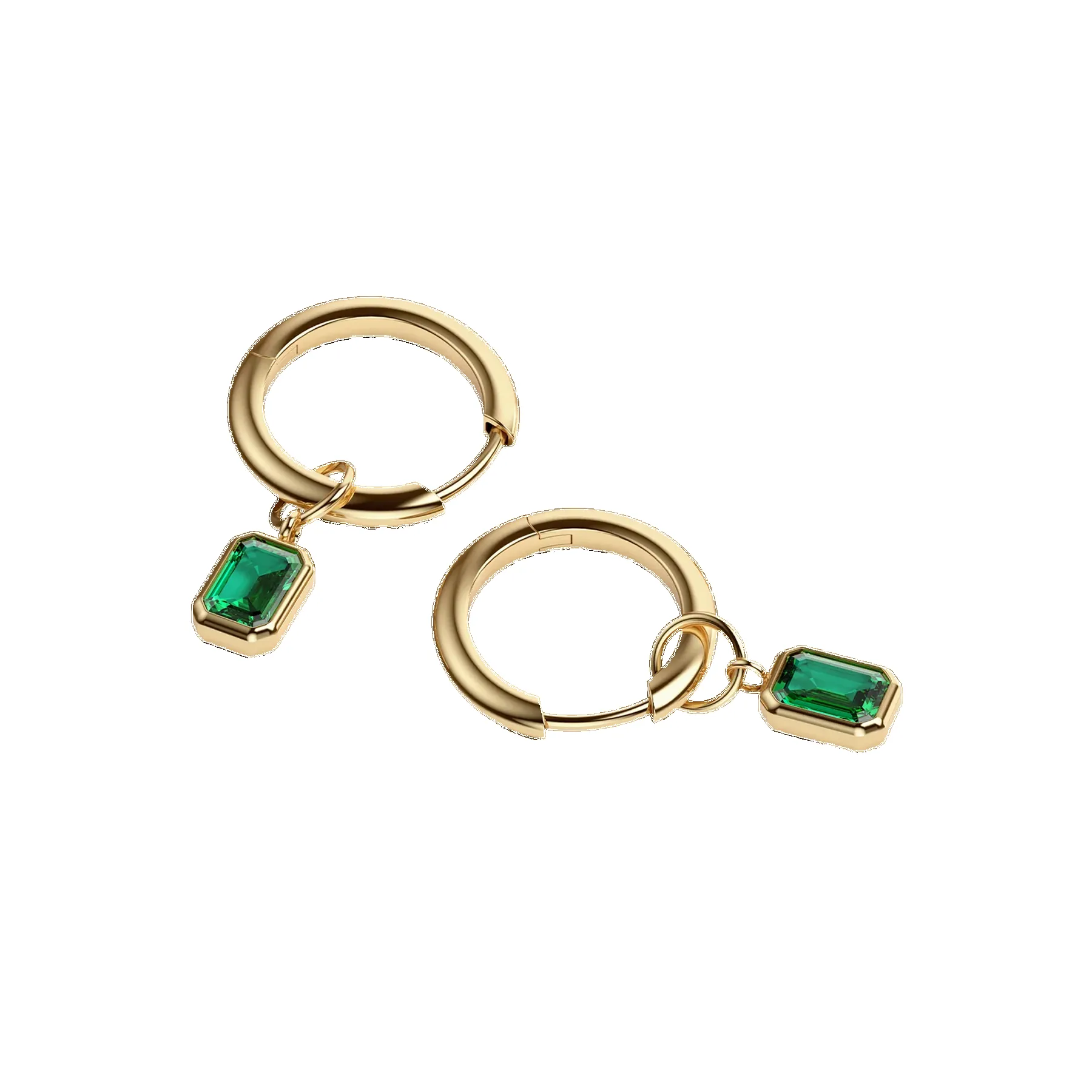 Gemstone Hoop Earrings Set sold by Pascal Design Official