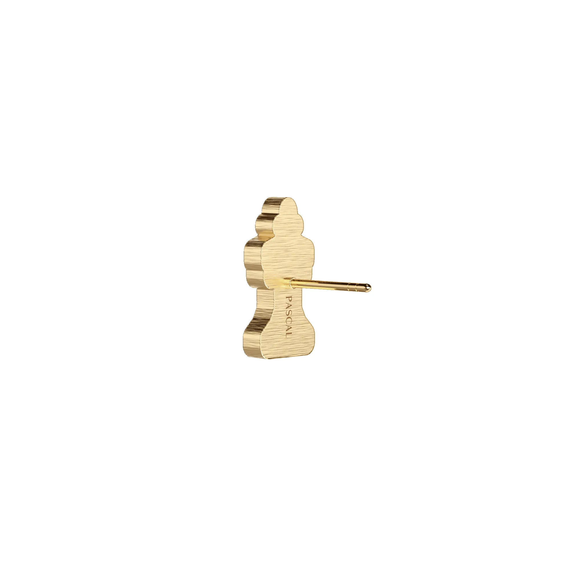 'The Chess' Diamond Earrings, King, Black Diamond sold by Pascal Design Official product image thumbnail 3