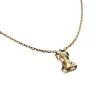 'The Chess' Diamond Necklace, Rook, White Diamond sold by Pascal Design Official