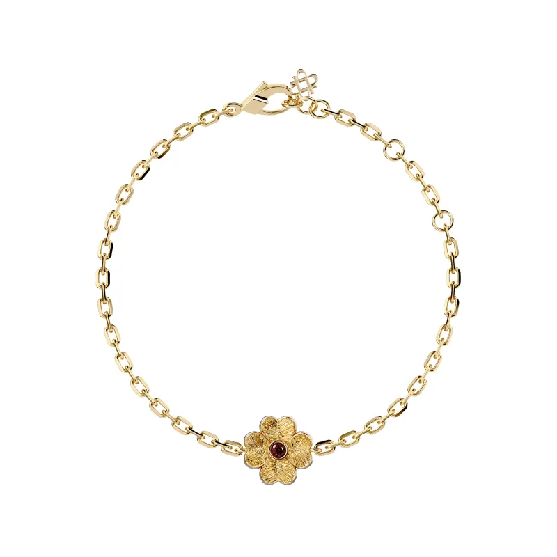 Lucky Clover Birthstone Bracelet sold by Pascal Design Official