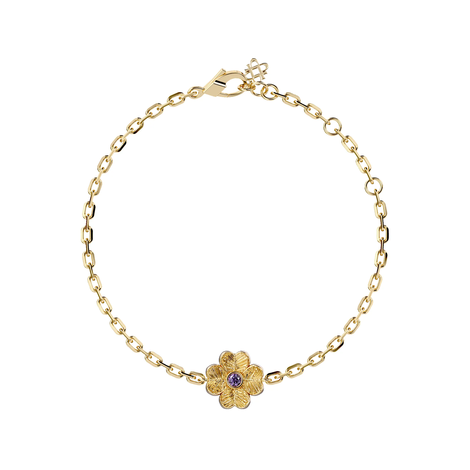 Lucky Clover Birthstone Bracelet sold by Pascal Design Official product image thumbnail 4