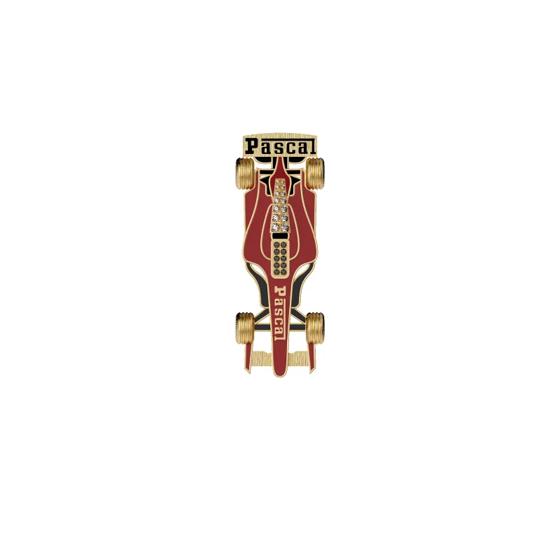 'The Formula Racing' Car Brooch, Black Diamond Pavé sold by Pascal Design Official