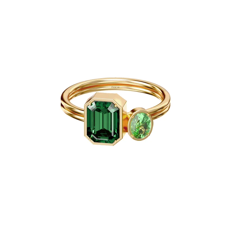 Toi Et Moi Gemstone Ring sold by Pascal Design Official