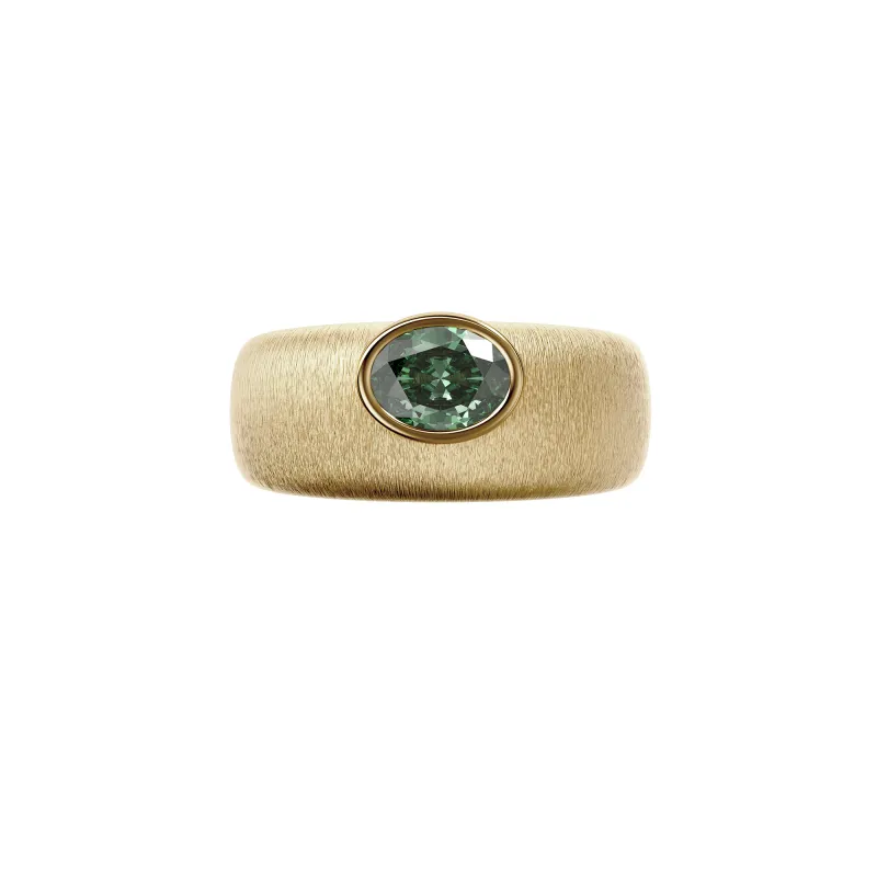 Oval Gemstone Dome Ring sold by Pascal Design Official