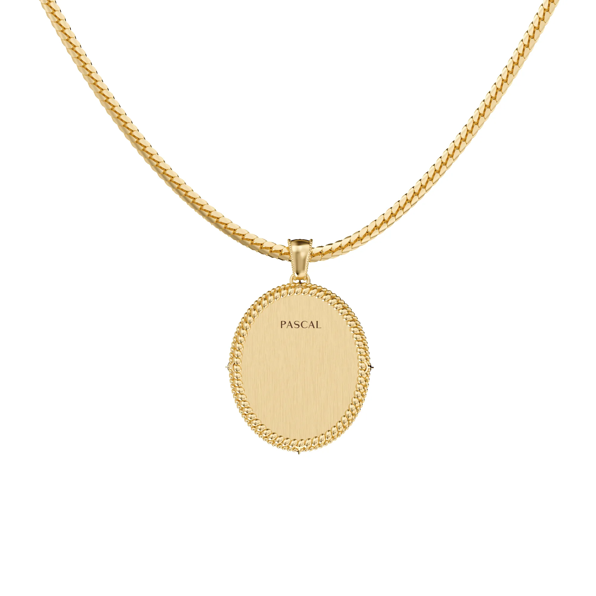 Crab Coin Oval Pendant, White Diamond sold by Pascal Design Official product image thumbnail 3