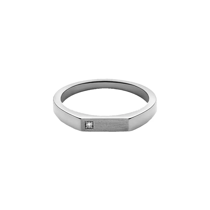 Thin Geo Signet Ring sold by Pascal Design Official