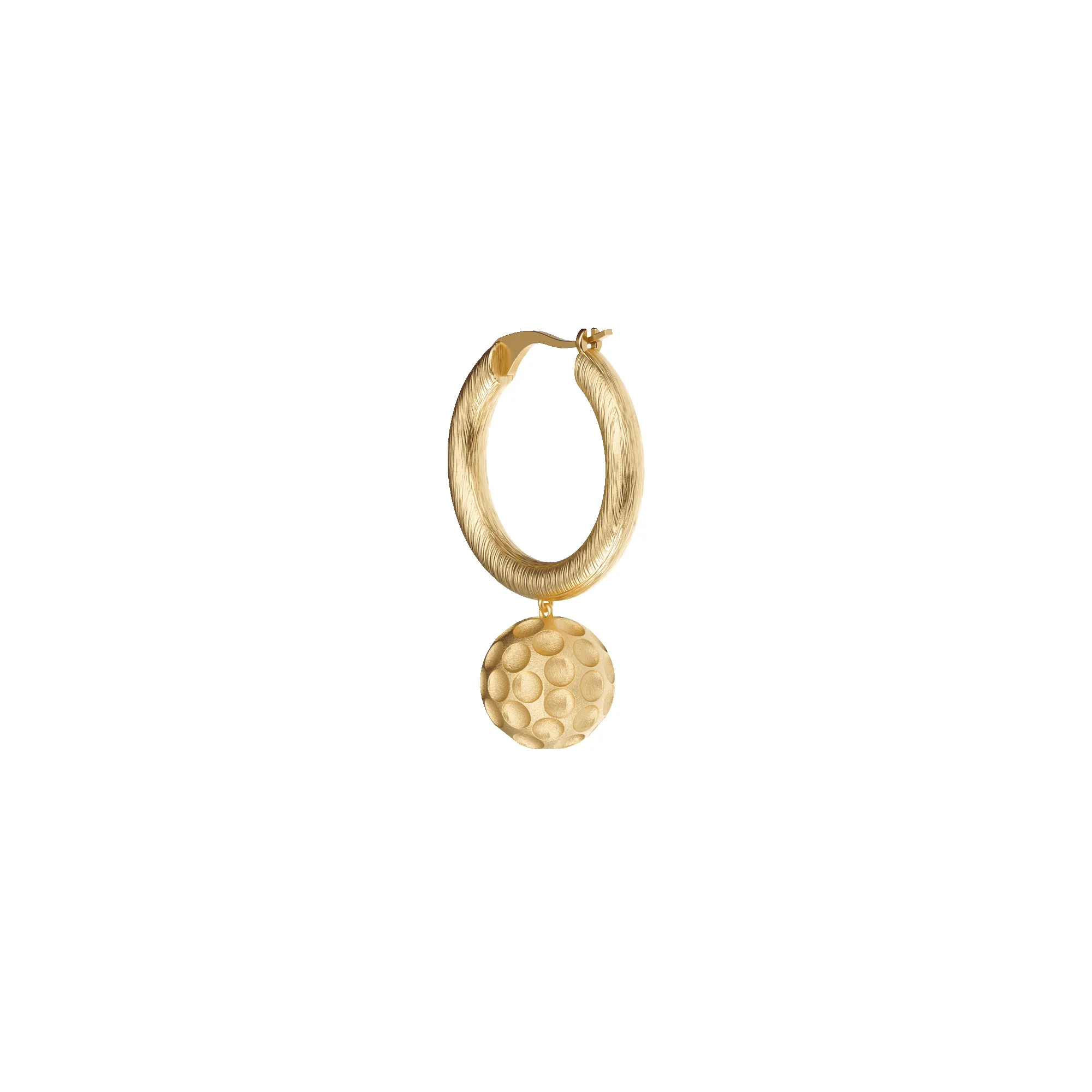 'The Golf' Hoop Earrings, White Diamond sold by Pascal Design Official product image thumbnail 4