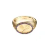 'The Tennis' Signet Ring, Green Diamond sold by Pascal Design Official