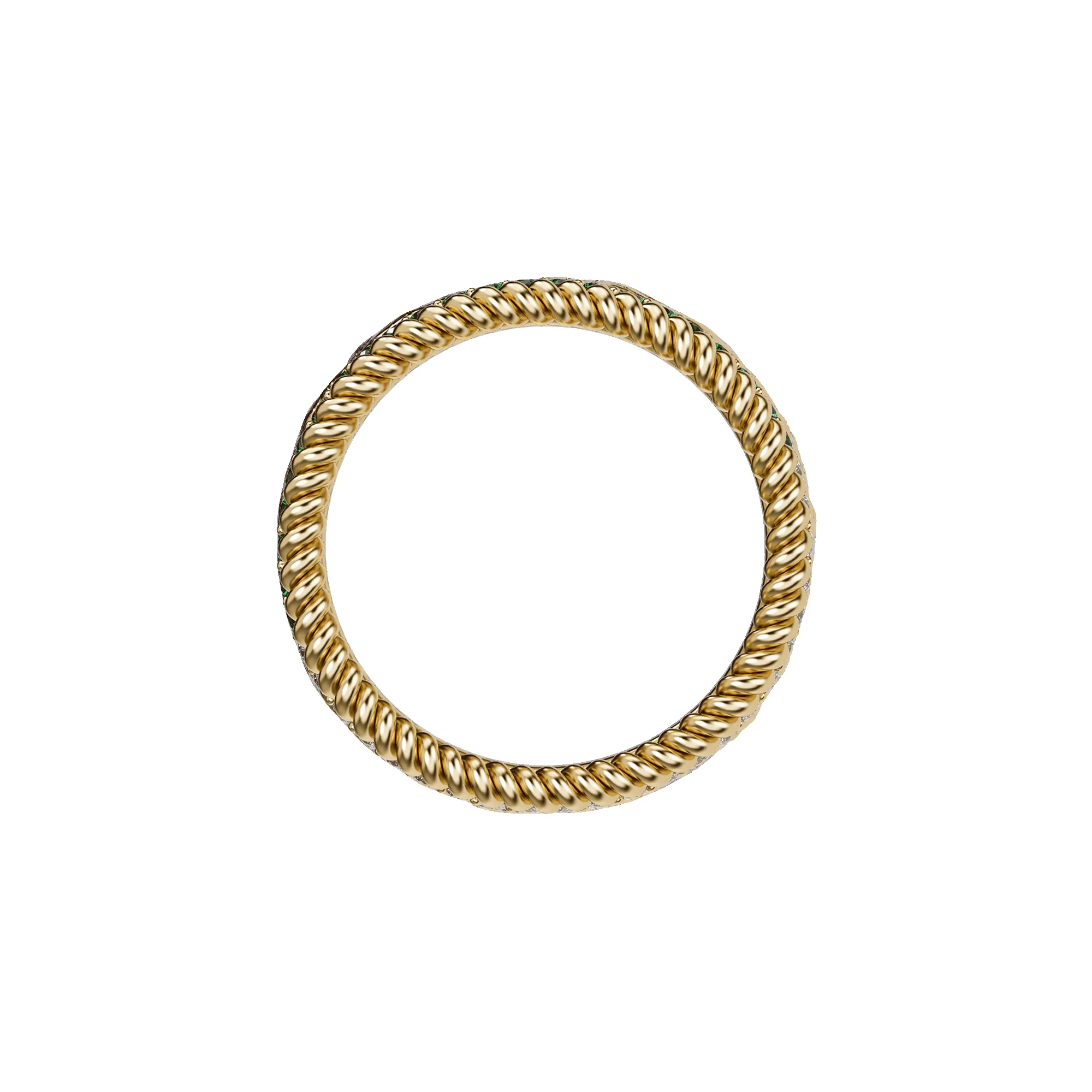 'Crunched' Organic Double Sided Diamond Promise Ring, Diamond Pavé sold by Pascal Design Official product image thumbnail 5