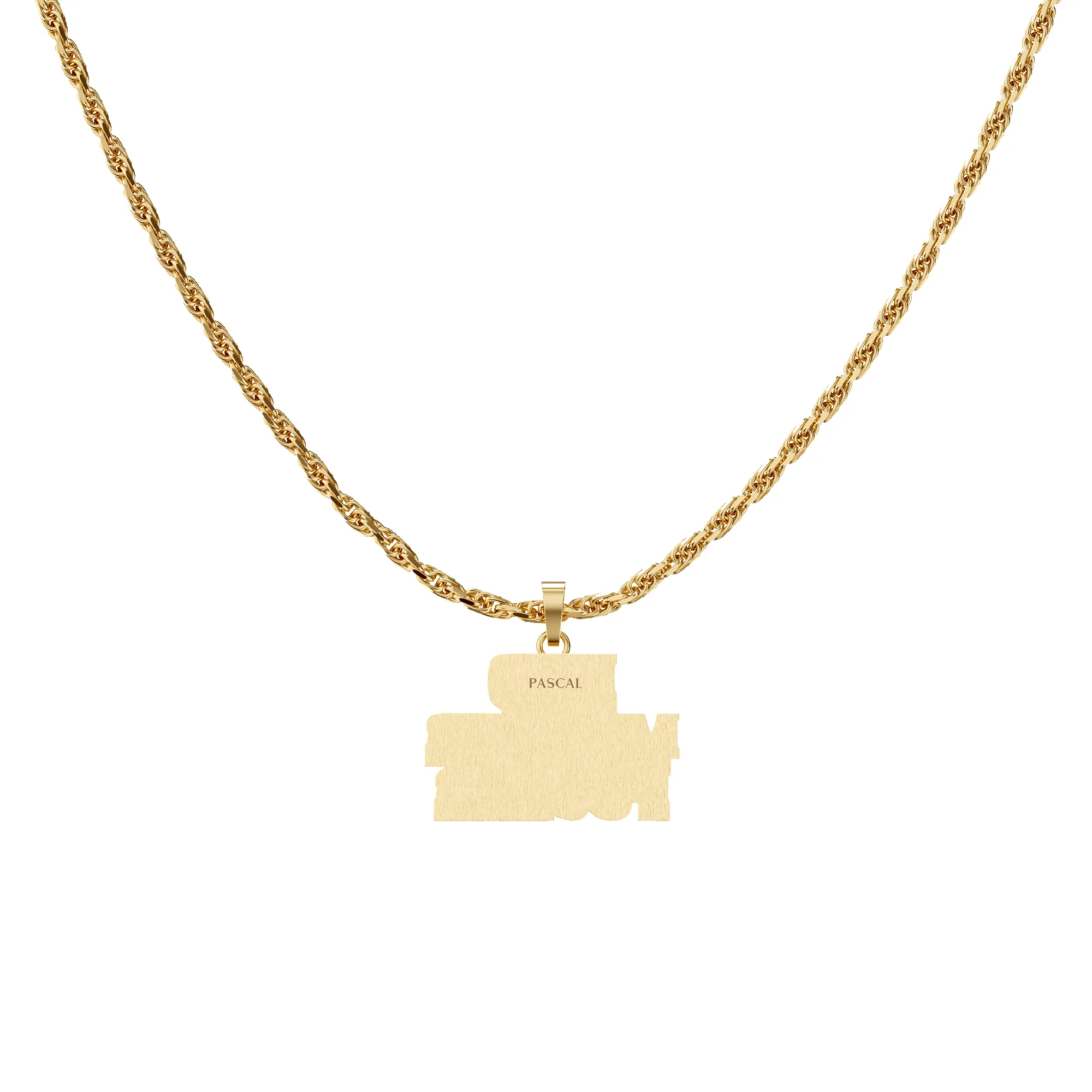 'The Fiction' BAD MOTHER FXXKER Necklace, Black Diamond sold by Pascal Design Official product image thumbnail 3