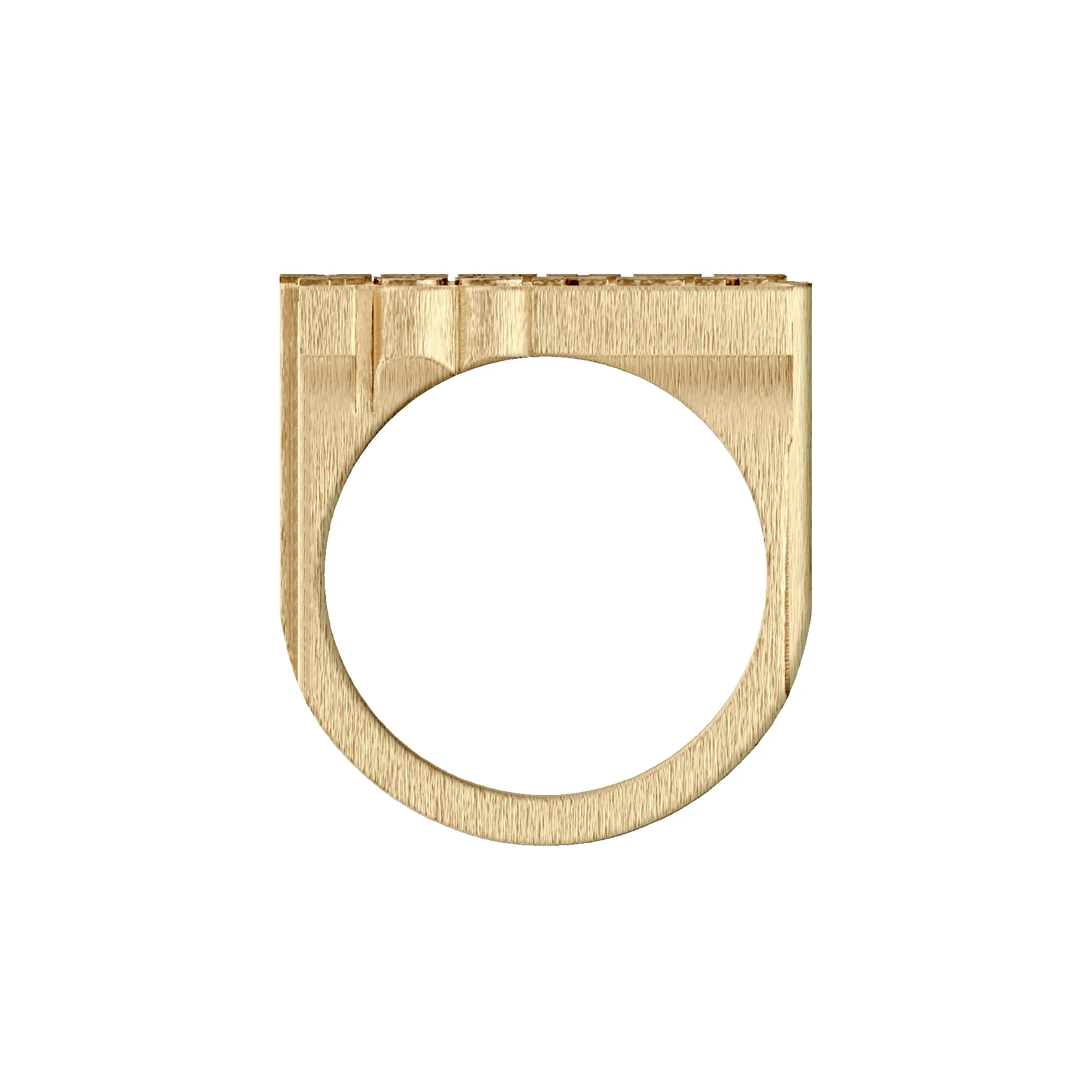 'The Fiction' MOTHER FXXKER Band Ring, Black Diamond sold by Pascal Design Official product image thumbnail 4