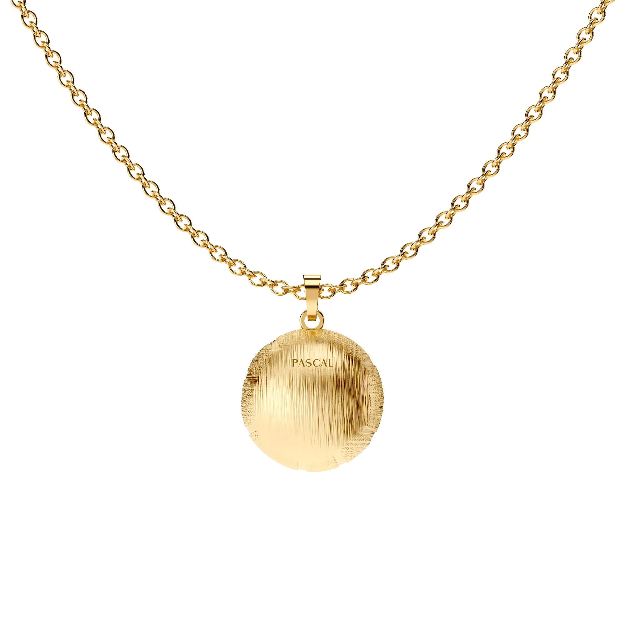 'The Basketball' Crooked Ball Pendant, White Diamond sold by Pascal Design Official product image thumbnail 3