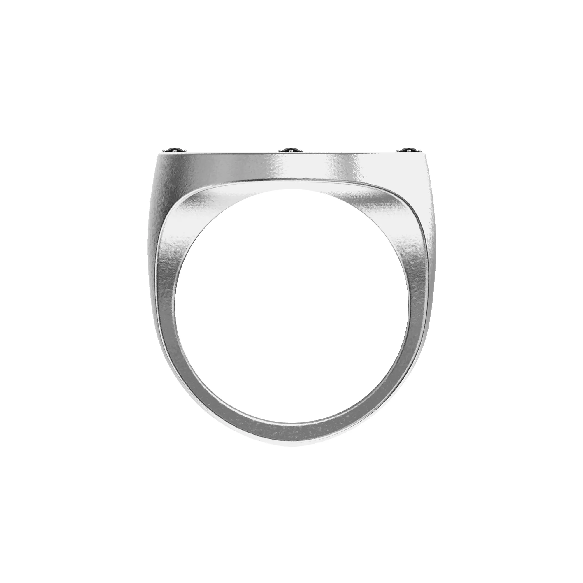 'Olympus' Medus Signet Ring, Black Diamond sold by Pascal Design Official product image thumbnail 3