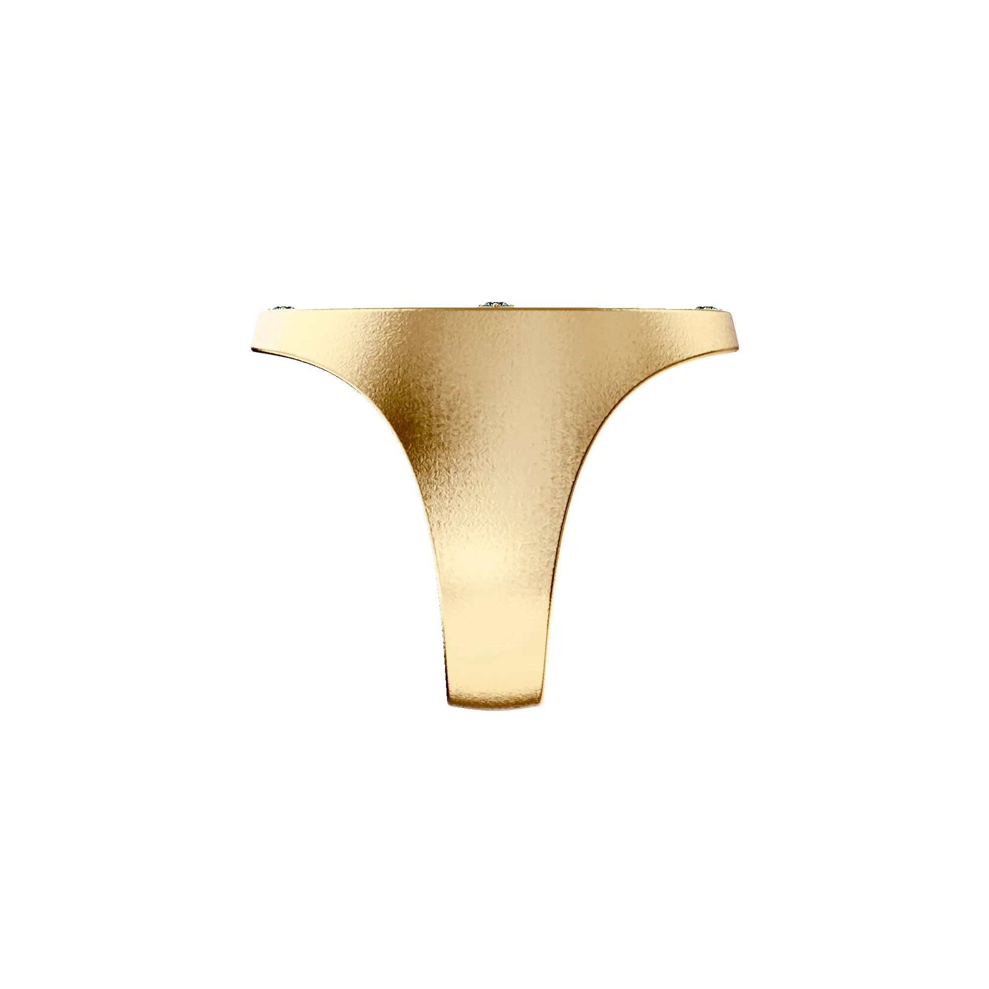 'Olympus' Medus Signet Ring, Green Diamond sold by Pascal Design Official product image thumbnail 4