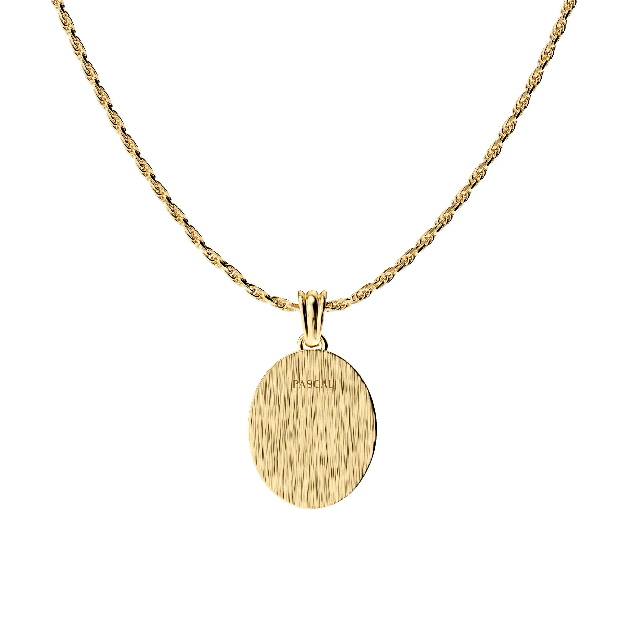 'Olympus' Athena Oval Pendant, White Diamond sold by Pascal Design Official product image thumbnail 3