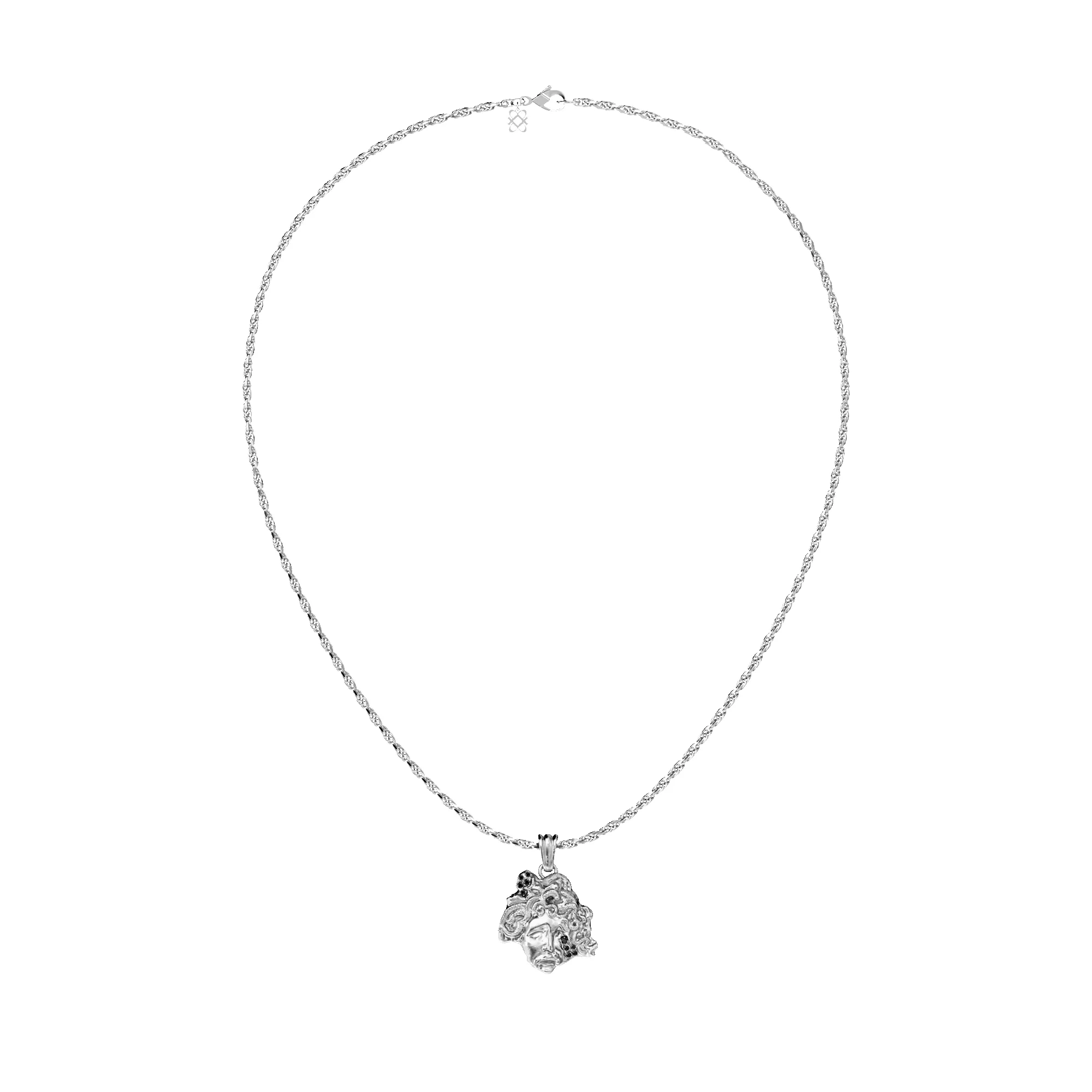 'Olympus' Medusa Statue Pendant, Black Diamond sold by Pascal Design Official product image thumbnail 4