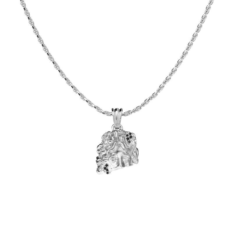 'Olympus' Apollo Statue Pendant, Black Diamond sold by Pascal Design Official