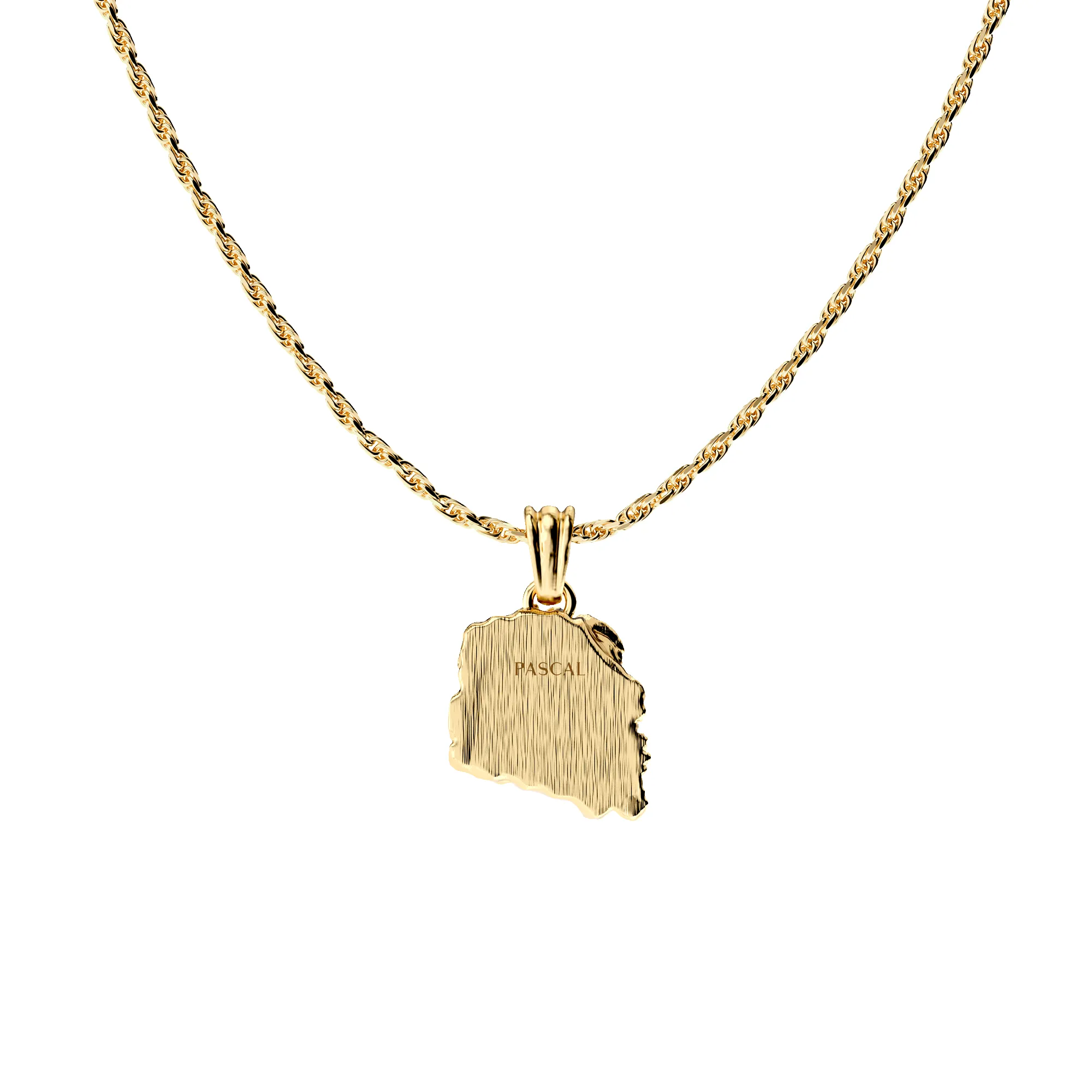 'Olympus' Apollo Statue Pendant, White Diamond sold by Pascal Design Official product image thumbnail 3