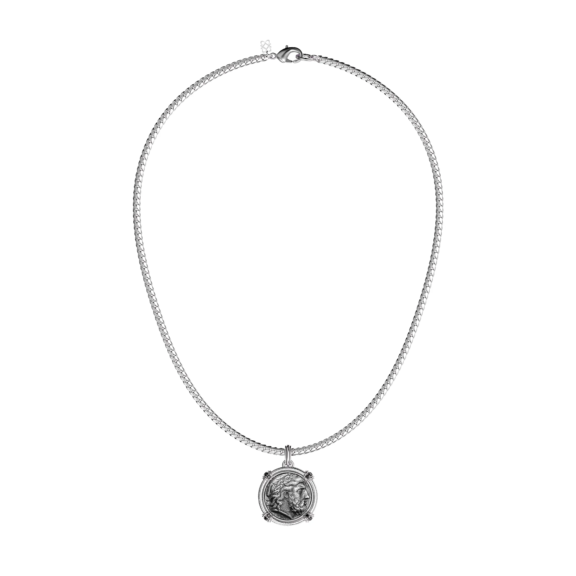 'The Great Civitas' Zeus Coin Pendant, Black Diamond sold by Pascal Design Official product image thumbnail 4