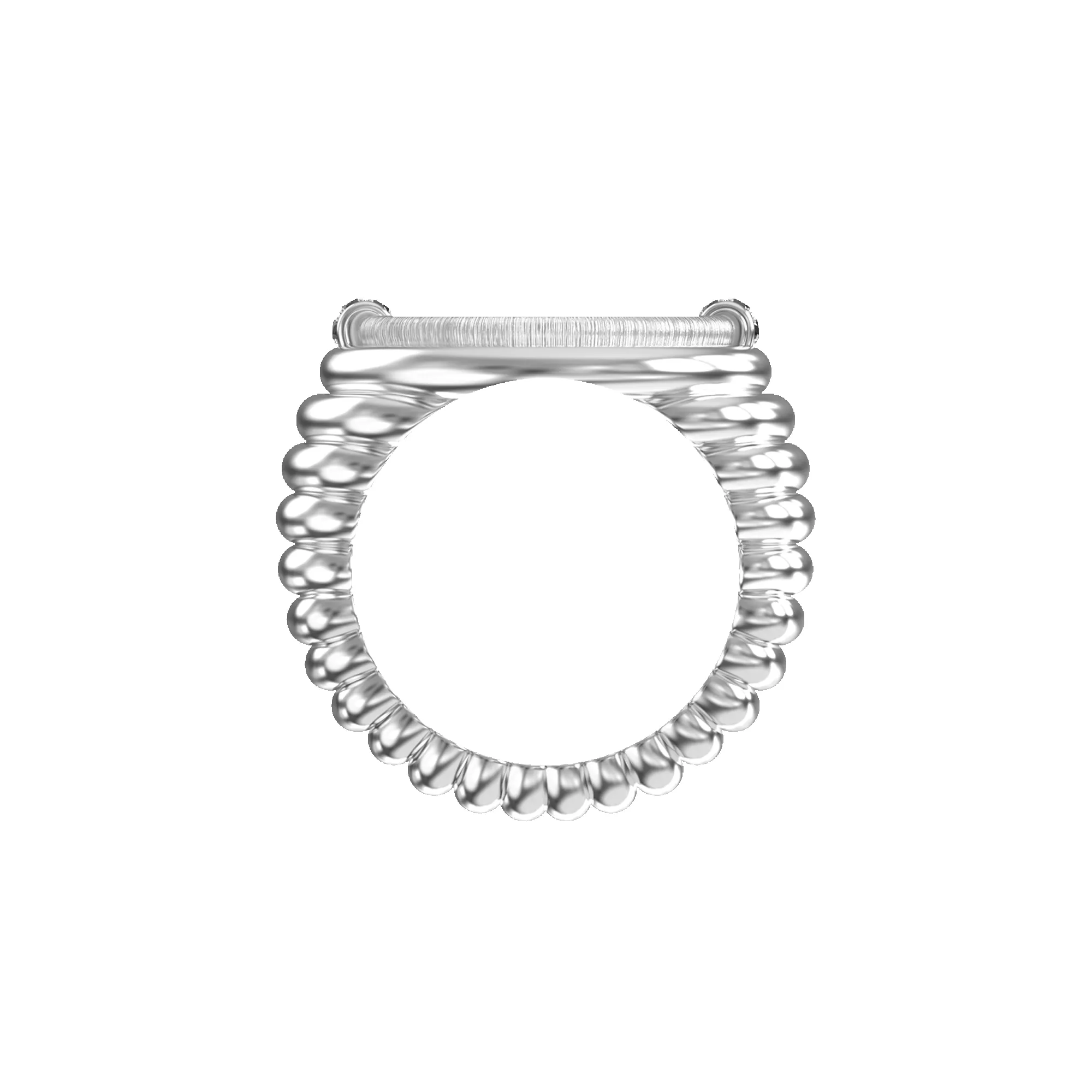 'The Great Civitas' Apollo Coin Signet Ring, Black Diamond sold by Pascal Design Official product image thumbnail 3