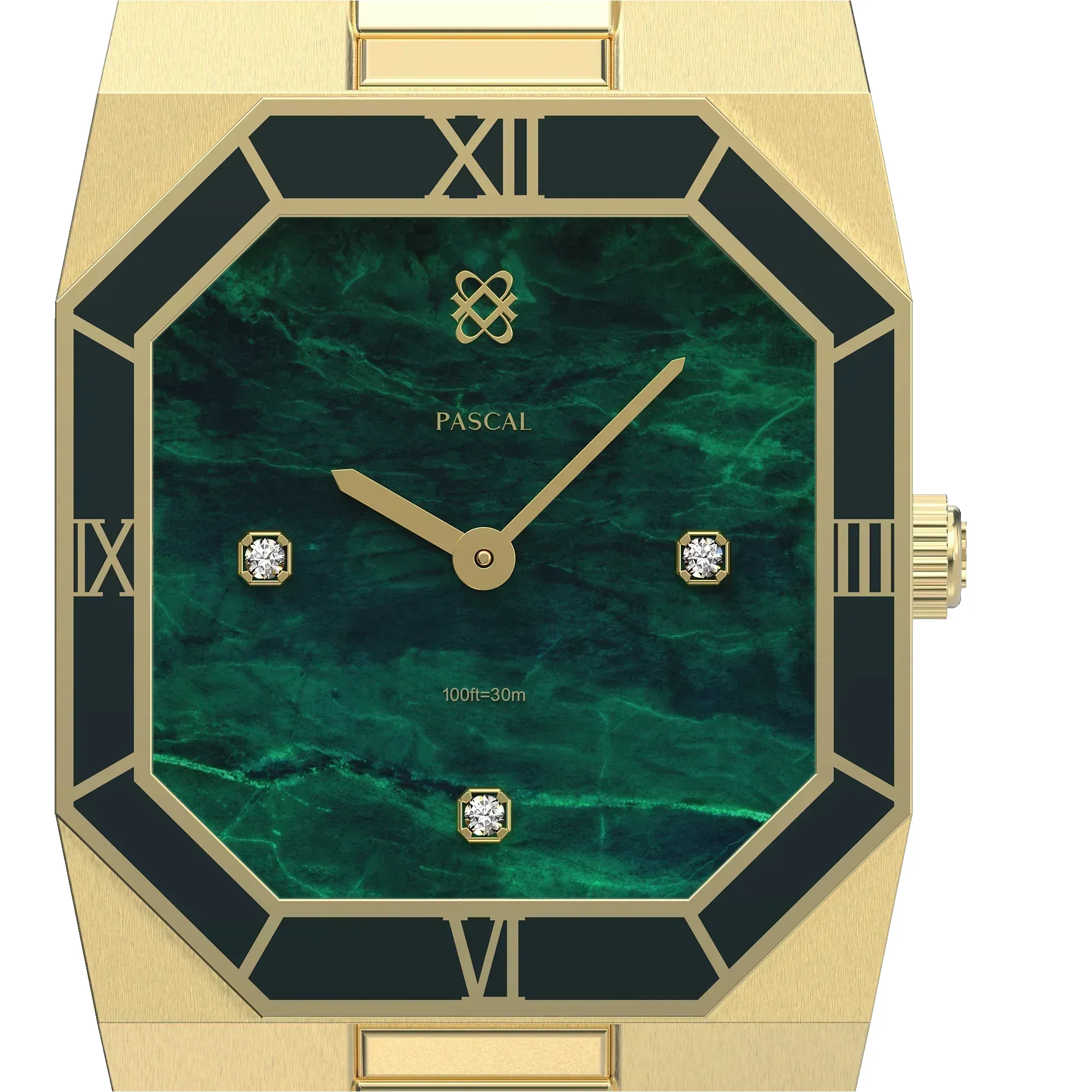 Octagonal Enamel Diamond Watch sold by Pascal Design Official product image thumbnail 5