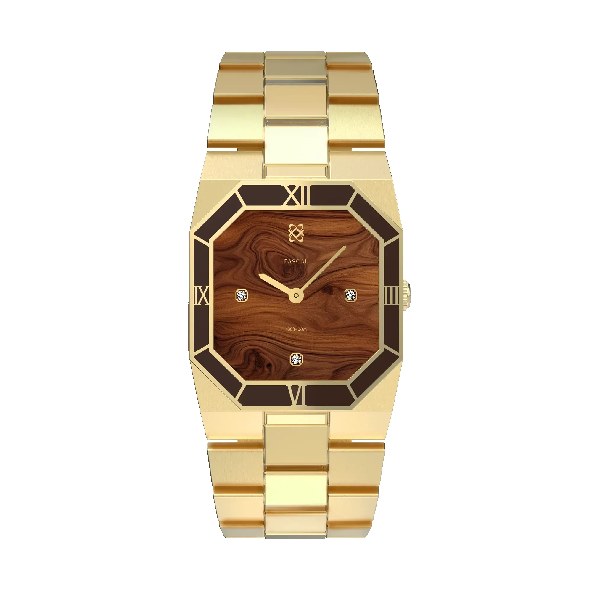 Octagonal Enamel Diamond Watch sold by Pascal Design Official
