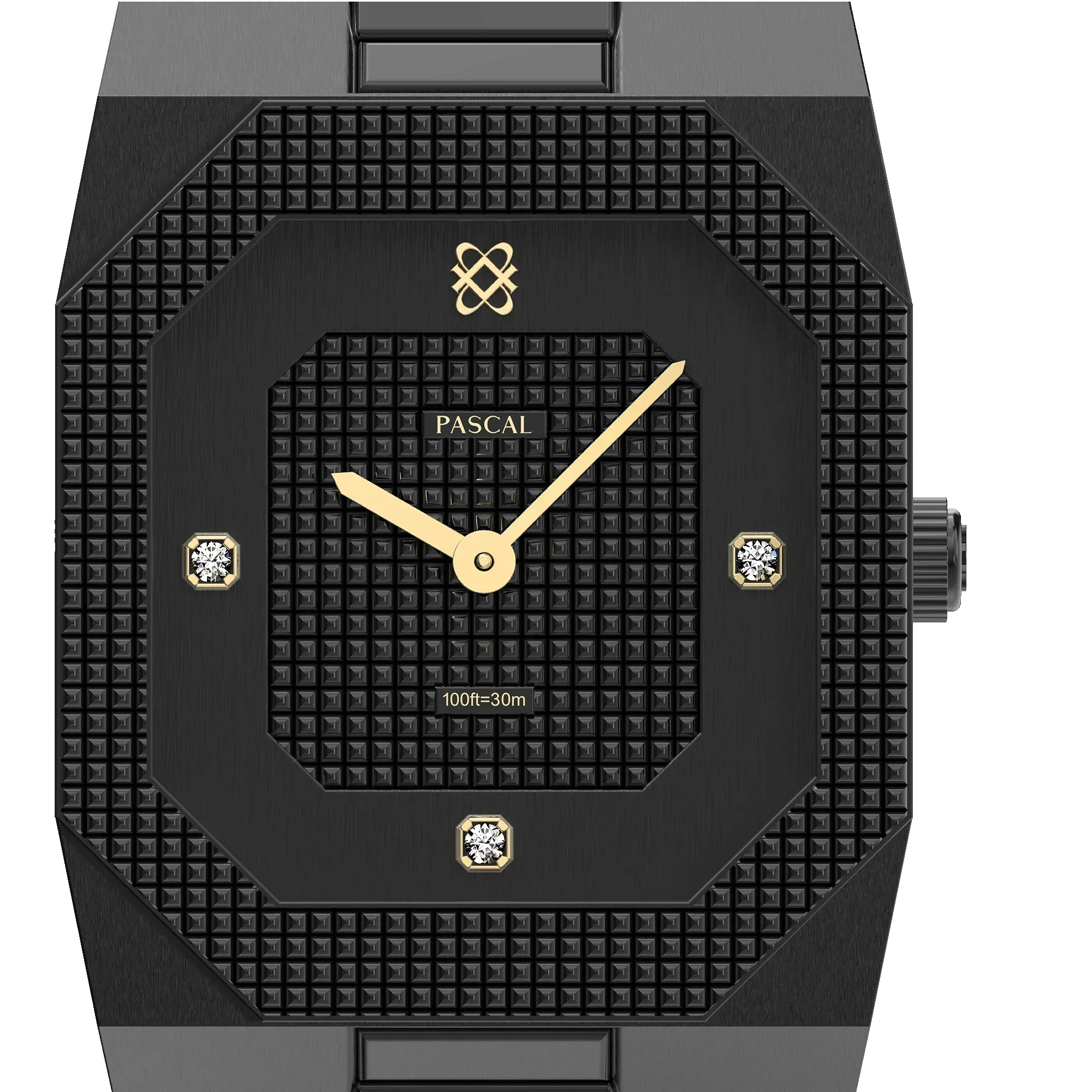 Octagonal Clou de Paris Diamond Watch sold by Pascal Design Official product image thumbnail 5