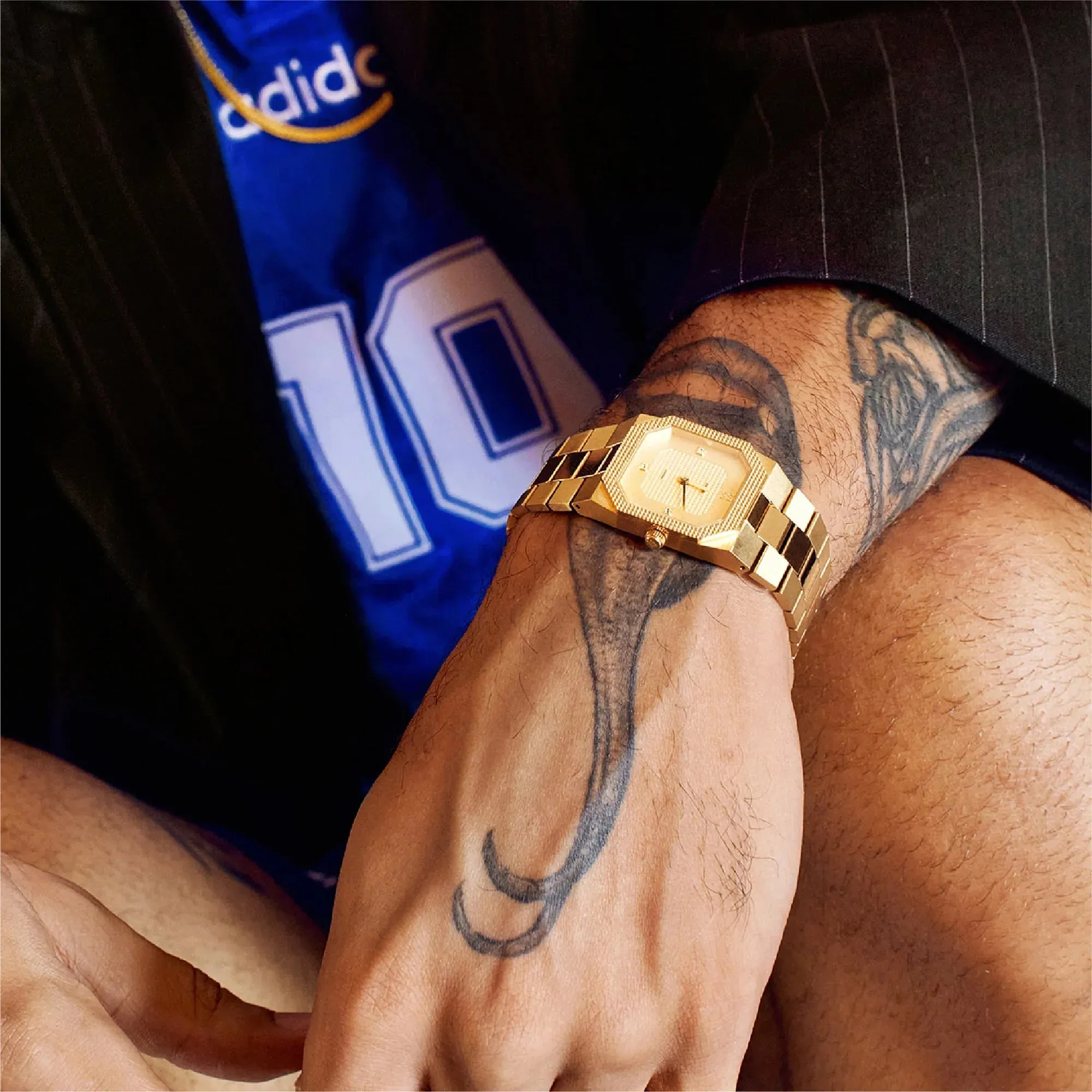 Octagonal Clou de Paris Diamond Watch sold by Pascal Design Official product image thumbnail 2