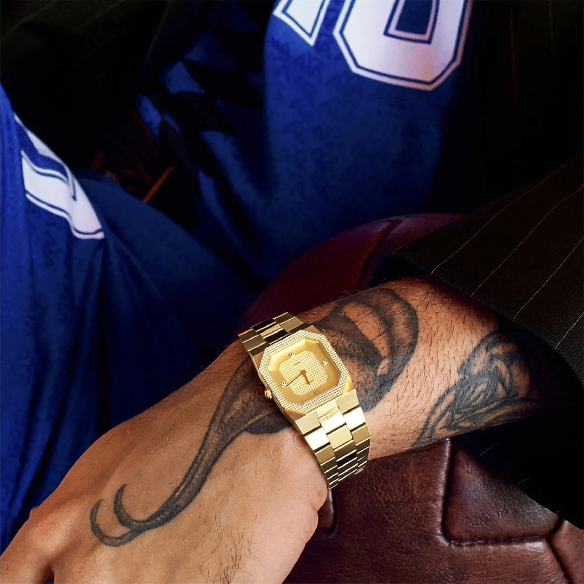 Octagonal Clou de Paris Diamond Watch sold by Pascal Design Official product image thumbnail 3