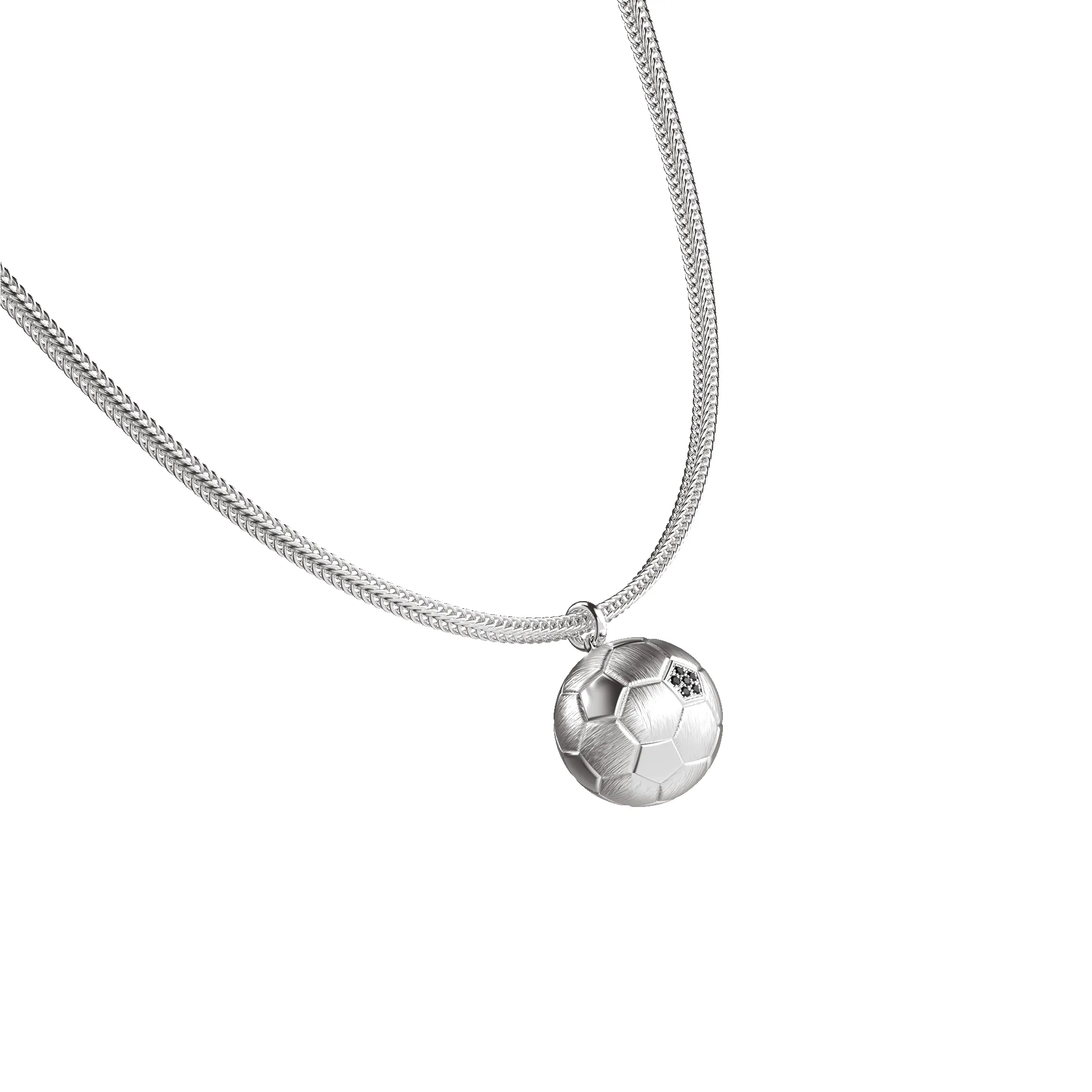 'The Soccer' Pendant, Black Diamond sold by Pascal Design Official product image thumbnail 2