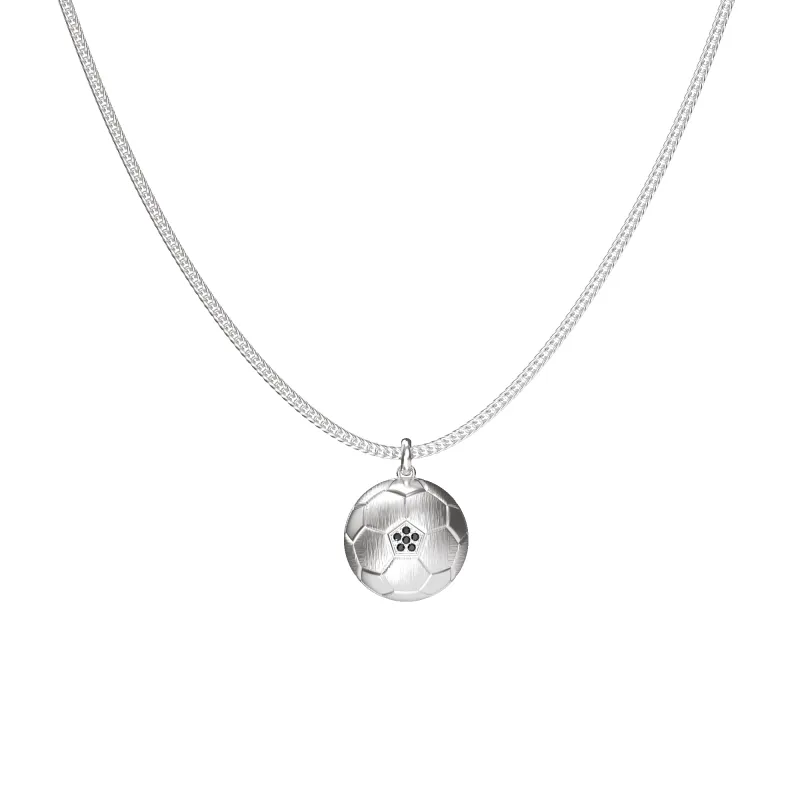 'The Soccer' Pendant, Black Diamond sold by Pascal Design Official